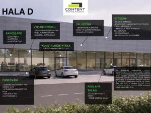 Pronájem výrobních prostor, Zlín, Rybníky V, 2200 m2