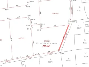 Prodej pozemku pro bydlení, Solnice, 727 m2