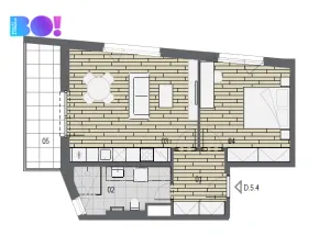 Pronájem bytu 2+kk, Ostrava, F. X. Riepla, 72 m2