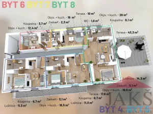 Prodej bytu 3+kk, Dlouhá Ves, 42 m2
