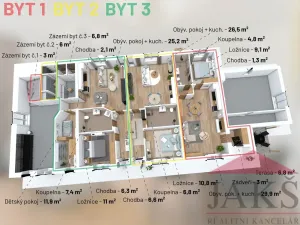 Prodej bytu 2+kk, Dlouhá Ves, 36 m2