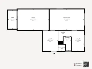 Pronájem bytu 2+1, Třemošná, Sídliště, 62 m2