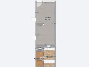 Pronájem obchodního prostoru, Plzeň, Sušická, 62 m2