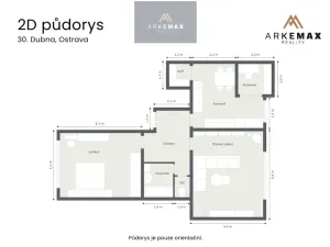 Prodej bytu 2+1, Ostrava, 30. dubna, 79 m2