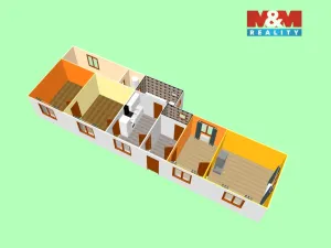 Prodej rodinného domu, Rataje nad Sázavou - Mirošovice, 95 m2