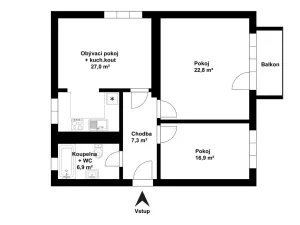 Prodej bytu 3+kk, Frýdek-Místek - Místek, Karla Hynka Máchy, 81 m2