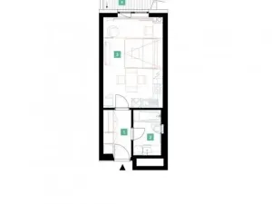 Pronájem bytu 1+kk, Praha - Stodůlky, Mukařovského, 32 m2