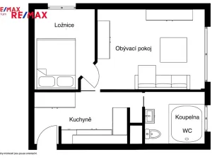 Pronájem bytu 2+1, Praha - Troja, Svídnická, 40 m2