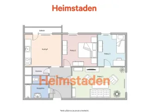 Pronájem bytu 3+1, Karviná - Mizerov, Studentská, 66 m2