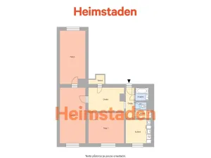 Pronájem bytu 3+1, Ostrava - Poruba, Čkalovova, 85 m2