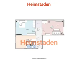 Pronájem bytu 2+1, Frýdek-Místek - Místek, Anenská, 51 m2