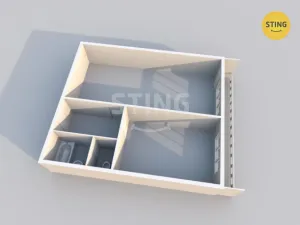 Pronájem bytu 1+1, Nové Město na Moravě, Budovatelů, 40 m2