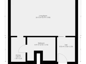 Pronájem bytu 1+kk, Praha - Stodůlky, Nušlova, 35 m2