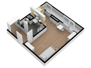 Pronájem bytu 1+kk, Praha - Troja, Písečná, 25 m2