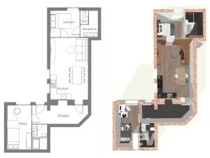 Prodej bytu 3+kk, Vrchlabí - Hořejší Vrchlabí, Horská, 80 m2
