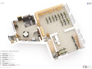 Prodej obchodního prostoru, Příbram - Příbram II, Fantova louka, 421 m2