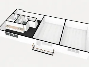 Pronájem bytu 2+1, Ústí nad Labem - Ústí nad Labem-centrum, Důlce, 54 m2