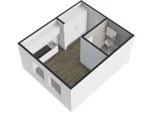 Pronájem bytu 1+kk, Brno - Maloměřice, Hády, 18 m2