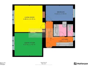 Pronájem bytu 3+kk, Příbram, Politických vězňů, 65 m2