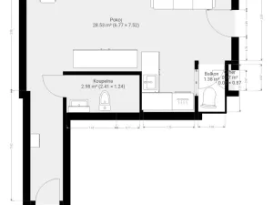 Pronájem bytu 1+kk, Brno, Stará, 32 m2