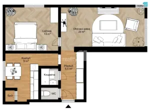 Prodej bytu 2+1, Kynšperk nad Ohří, Jana Nerudy, 52 m2