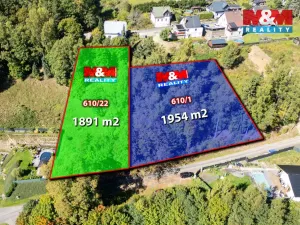 Prodej pozemku pro bydlení, Kraslice - Zelená Hora, 1891 m2