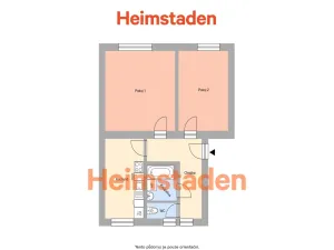Pronájem bytu 2+1, Ostrava - Moravská Ostrava, Gajdošova, 55 m2
