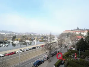 Pronájem bytu 2+kk, Praha - Podolí, Podolské nábřeží, 50 m2