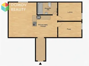 Pronájem bytu 3+kk, Hořovice, Na Okraji, 54 m2