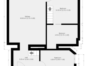 Pronájem bytu 2+kk, Praha - Žižkov, Bořivojova, 49 m2
