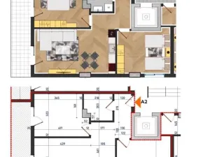 Prodej bytu 3+kk, Drač, 74 m2