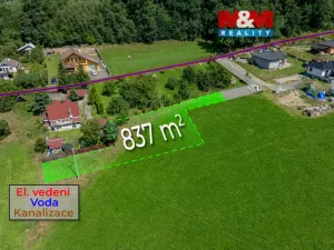 Prodej pozemku pro bydlení, Valašské Meziříčí - Bynina, 837 m2