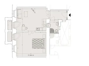 Pronájem bytu 2+kk, Praha - Nové Město, Lípová, 61 m2