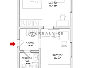 Prodej bytu 1+1, České Budějovice, Hálkova, 30 m2