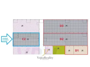 Pronájem výrobních prostor, Olomouc - Chválkovice, 661 m2