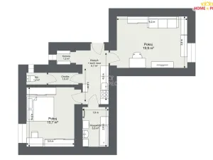 Pronájem bytu 2+1, Praha - Holešovice, Veletržní, 52 m2
