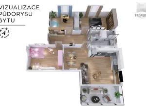 Prodej bytu 4+kk, Brno, Rolencova, 95 m2