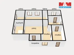 Prodej chalupy, Slatina nad Úpou, 105 m2