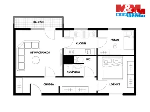 Prodej bytu 3+1, Šumperk, Finská, 72 m2