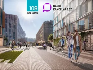 Pronájem kanceláře, Praha - Karlín, Rohanské nábřeží, 2000 m2