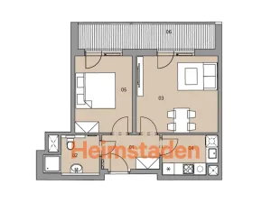 Pronájem bytu 2+1, Plzeň - Jižní Předměstí, Magisterská, 46 m2
