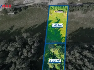 Prodej louky, Milešov, 4358 m2