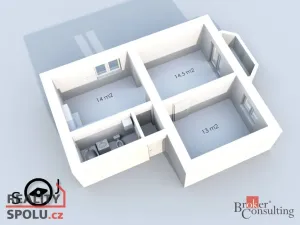 Pronájem bytu 2+1, Ostrava, 49 m2