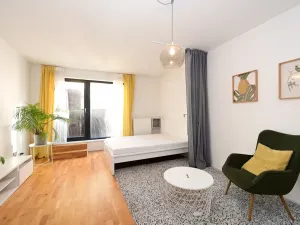 Pronájem bytu 1+kk, Praha - Smíchov, Plzeňská, 43 m2
