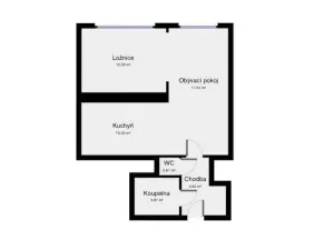 Pronájem bytu 2+kk, Praha, Mráčkova, 45 m2