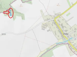 Prodej lesa, Lhota, 1562 m2