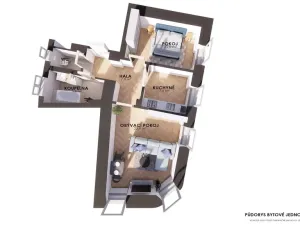 Prodej bytu 2+1, Úsobí, 58 m2
