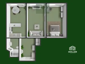 Prodej bytu 3+kk, Plzeň, Vrchlického, 72 m2