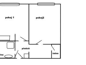 Pronájem bytu 1+1, Teplice, Javorová, 45 m2