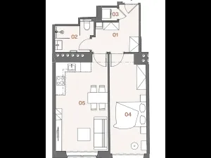 Prodej bytu 2+kk, Praha - Žižkov, Jana Želivského, 50 m2